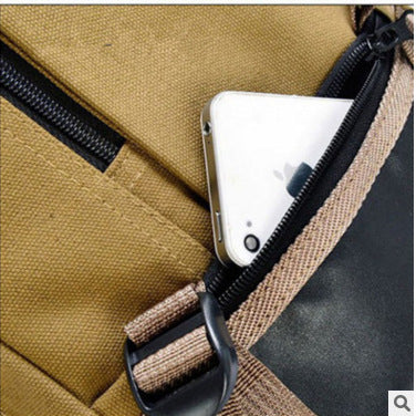 NomadVault™ Retro Canvas Weekender
