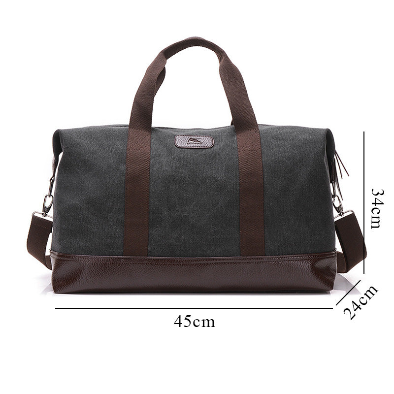 RuggedVault™ Vintage Canvas Travel Duffel