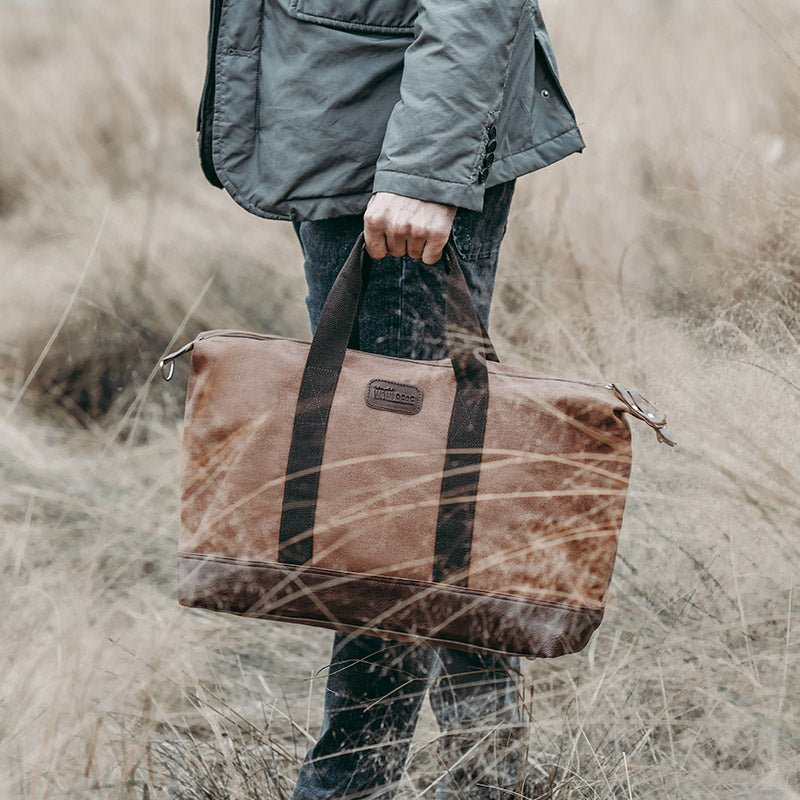 RuggedVault™ Vintage Canvas Travel Duffel