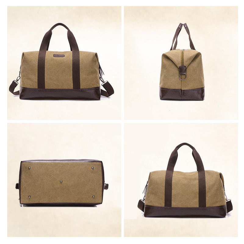 RuggedVault™ Vintage Canvas Travel Duffel